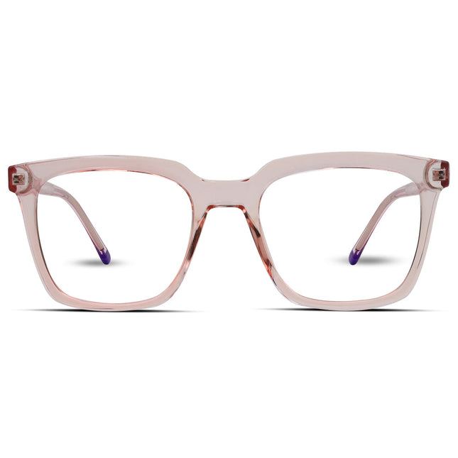 Pink transparent square fit - blinked.pk